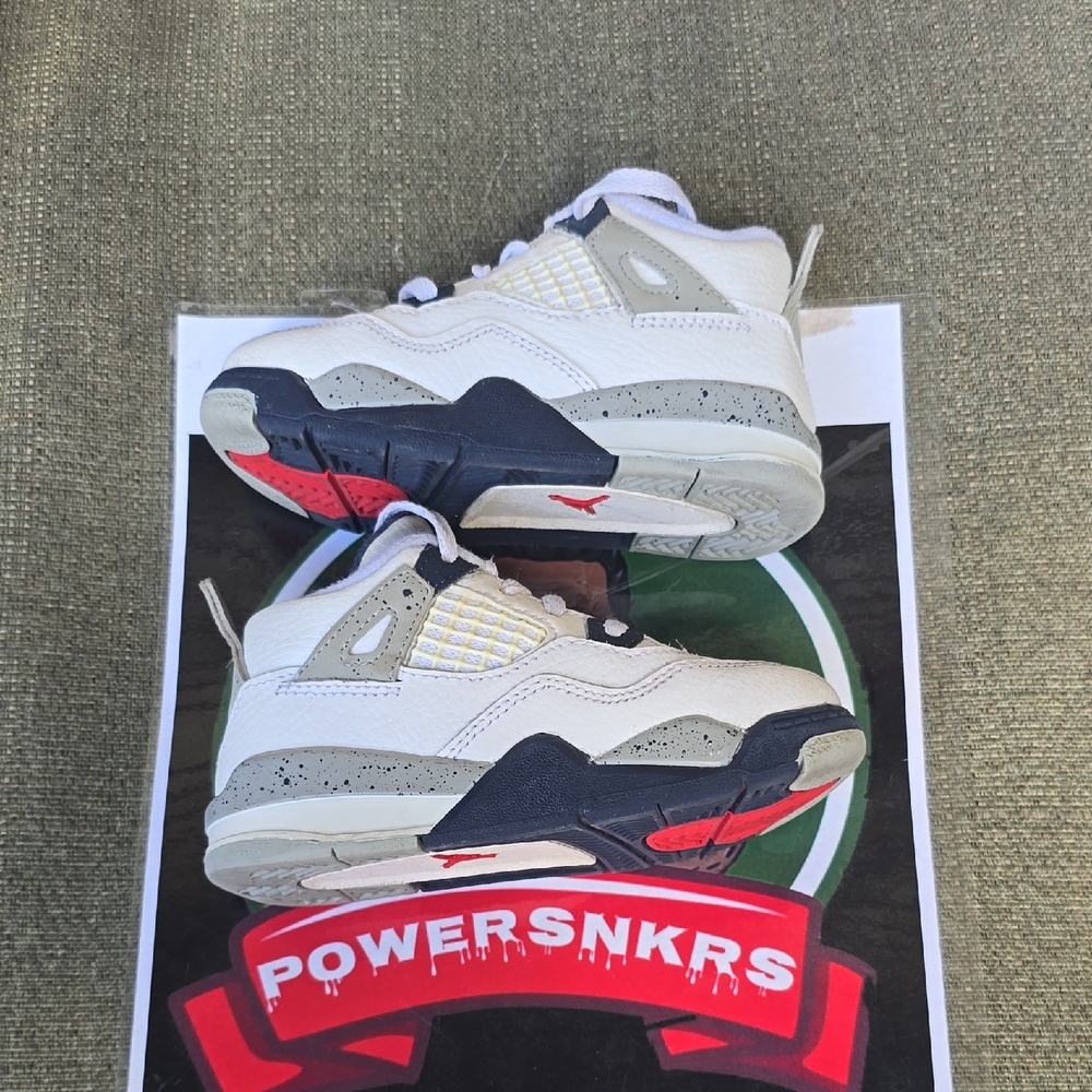 Kids White and Gray Sneakers